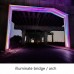 30W 50W Colored RGBW Rainbow LED Floodlight Tree Bridge Garden Landscape Decoration Lighting IP65
